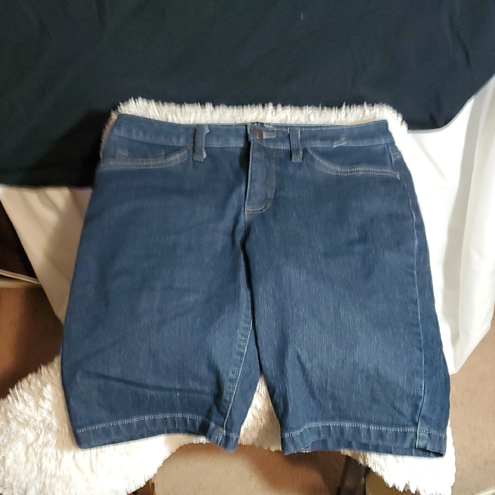 Lee Women's Dark Blue Jean Shorts